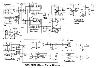 Dod fx67 schematic circuit diagram